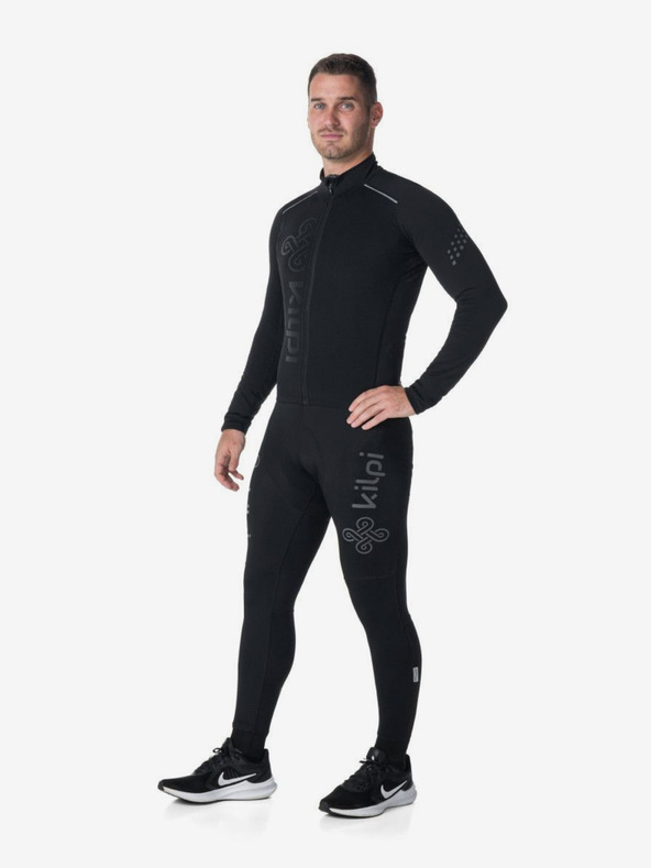 Kilpi Черно мъжко колоездачно трико Kilpi CAMPOS