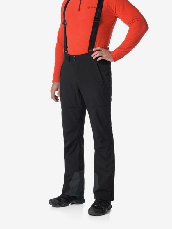 Kilpi Черни мъжки ски панталони Kilpi TEAM PANTS