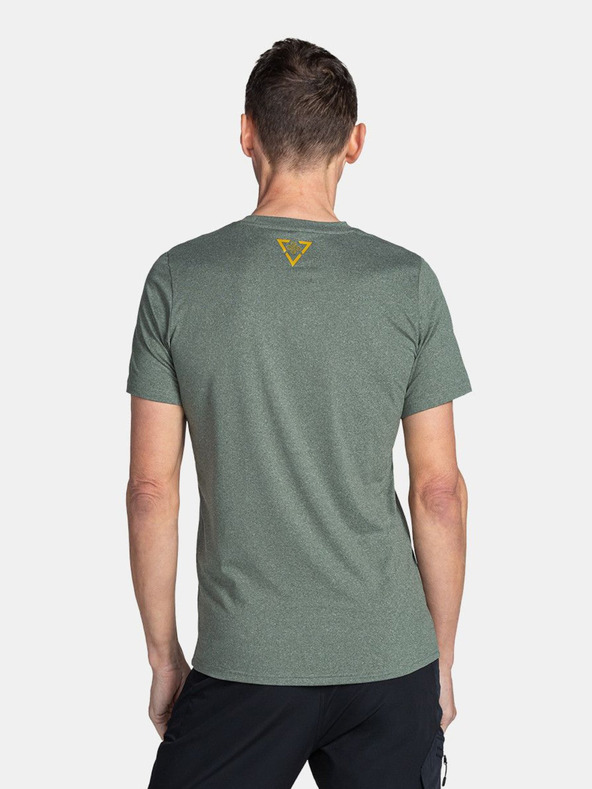 Kilpi Зелена мъжка спортна тениска с щампа Kilpi LISMAIN