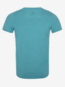 Kilpi Тюркоазена мъжка тениска с щампа Kilpi LISMAIN