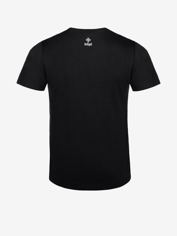 Kilpi Черна мъжка тениска с щампа Kilpi BRANDYS