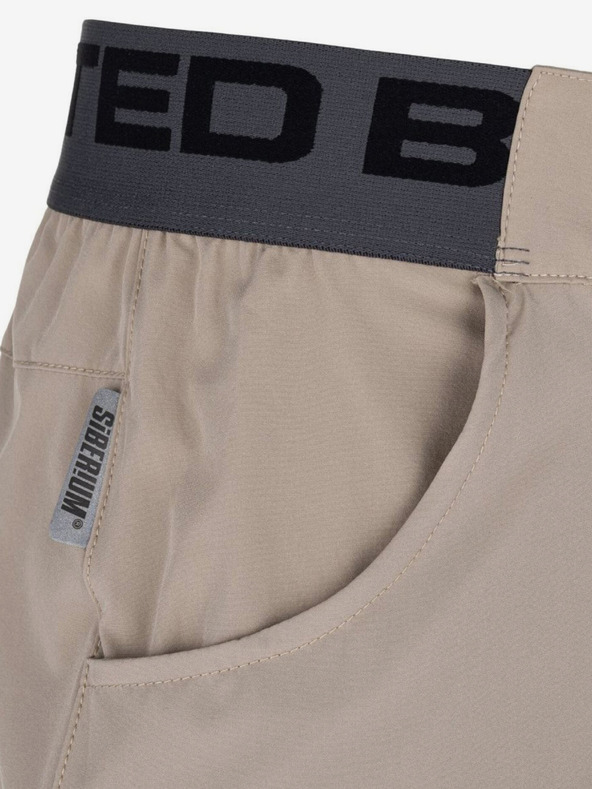 Kilpi Сиво-бежови мъжки шорти за колоездене Kilpi Trackee