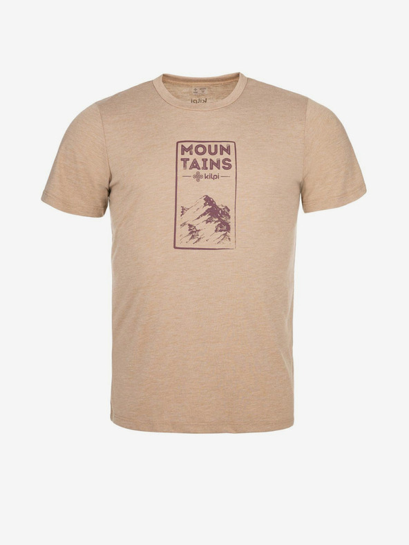 Kilpi Мъжка бежова тениска Kilpi GAROVE-M