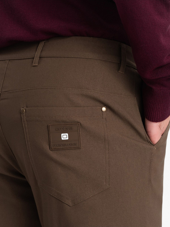 Ombre Clothing Хаки мъжки карго панталони Ombre Clothing