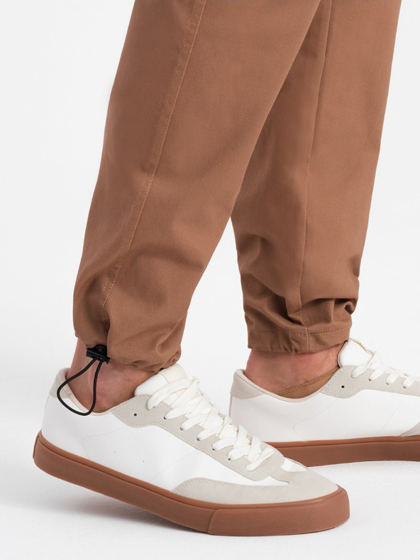 Ombre Clothing Кафяви мъжки панталони Cargo Ombre Clothing