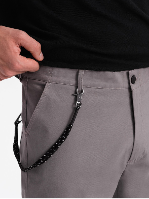 Ombre Clothing Сиви мъжки панталони Ombre Облекло