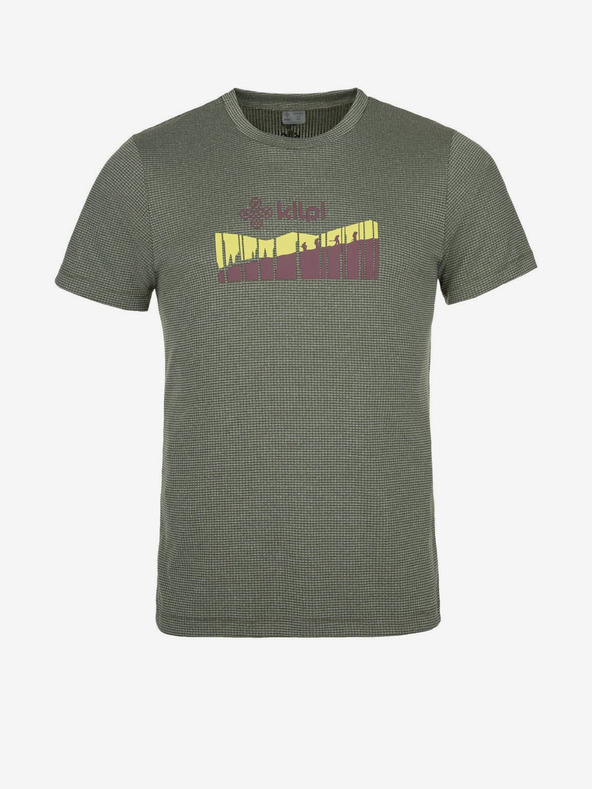 Kilpi Мъжка спортна тениска Kilpi GIACINTO в цвят каки