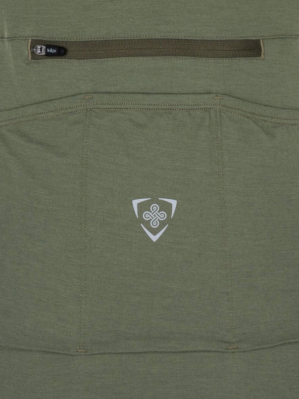 Kilpi Дамска колоездачна фланелка Kilpi MEARIL в цвят каки