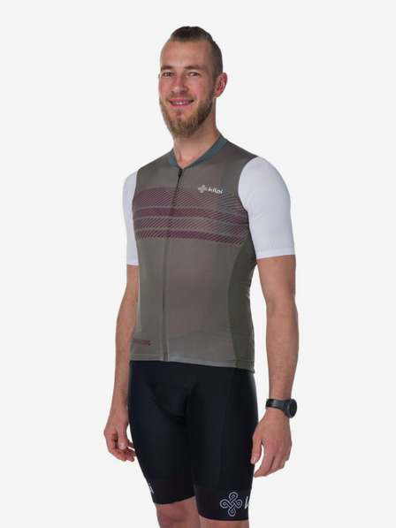 Kilpi Мъжко колоездачно трико в цвят каки Kilpi ALVI