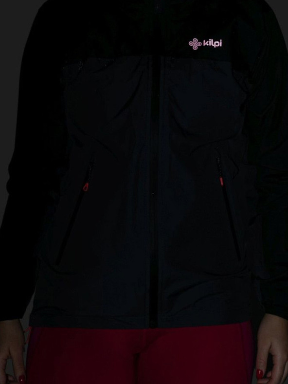 Kilpi Черно-сиво дамско спортно яке Kilpi HURRICANE