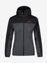 Kilpi Черно-сиво дамско спортно яке Kilpi HURRICANE