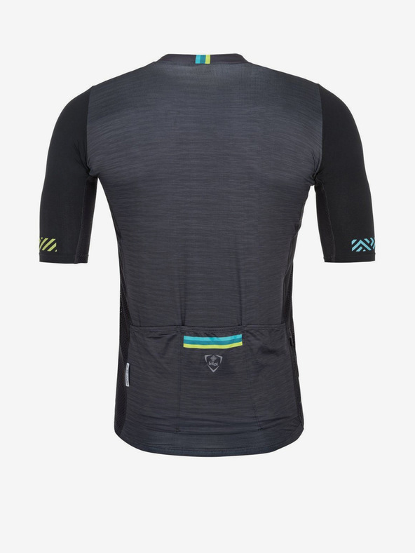 Kilpi Черна мъжка колоездачна фланелка Kilpi Tino-M