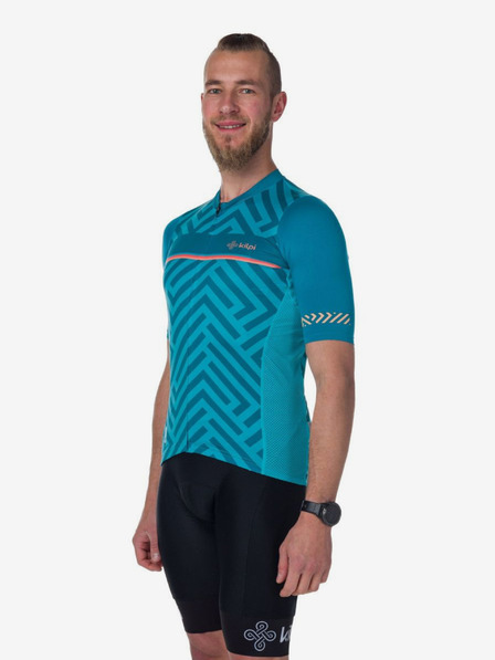 Kilpi Тюркоазено мъжко колоездачно трико Kilpi Tino-M