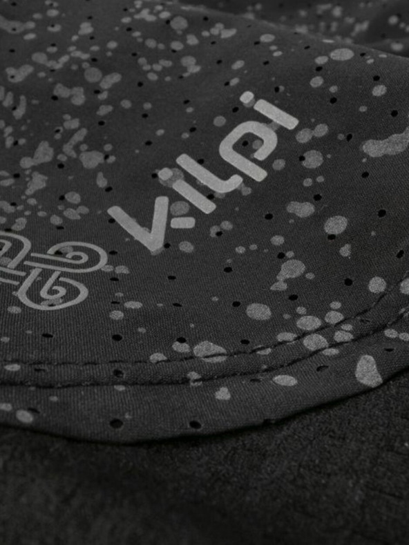 Kilpi Черни дамски шарени шорти за бягане 2в1 Kilpi BERGEN