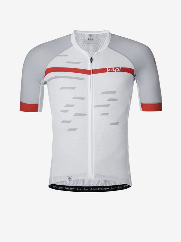 Kilpi Бяла мъжка колоездачна фланелка Kilpi NERITO