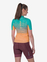 Kilpi Оранжево и тюркоазено дамско колоездачно трико Kilpi RITAEL-W