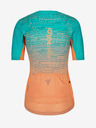 Kilpi Оранжево и тюркоазено дамско колоездачно трико Kilpi RITAEL-W