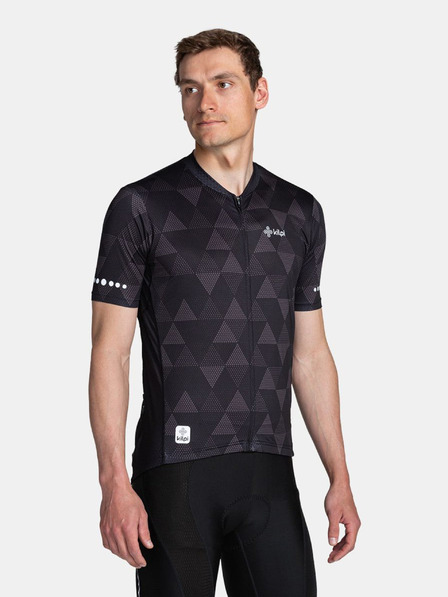 Kilpi Черно мъжко колоездачно трико с шарка Kilpi SALETTA-M