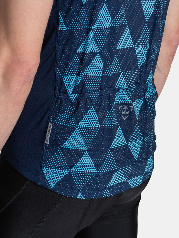 Kilpi Тъмносиньо мъжко колоездачно трико с шарка Kilpi SALETTA-M