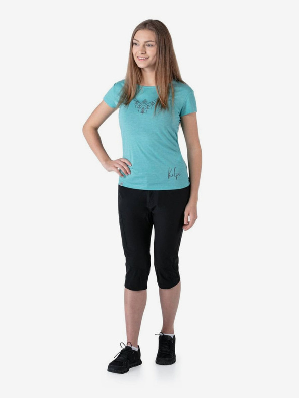 Kilpi Черни дамски 3/4 панталони за открито Kilpi OTARA-W