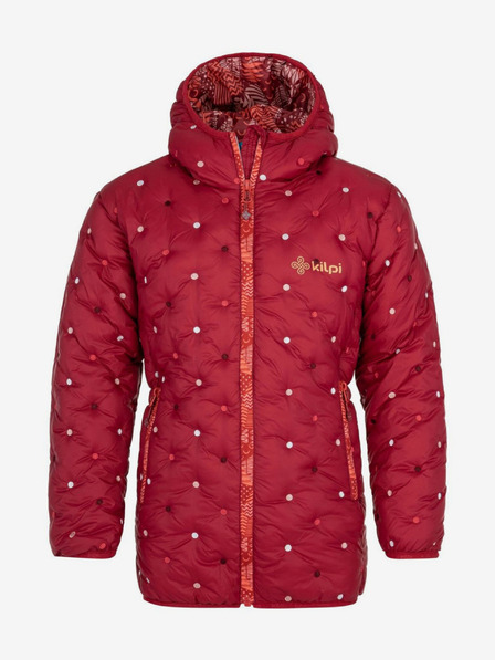 Kilpi Бургундско ватирано зимно палто за момичета Kilpi DAMIA