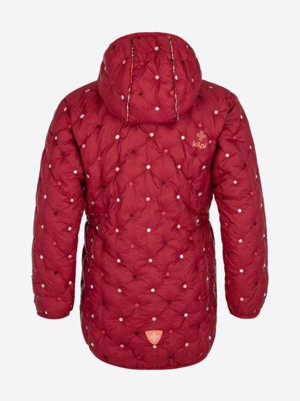 Kilpi Бургундско ватирано зимно палто за момичета Kilpi DAMIA