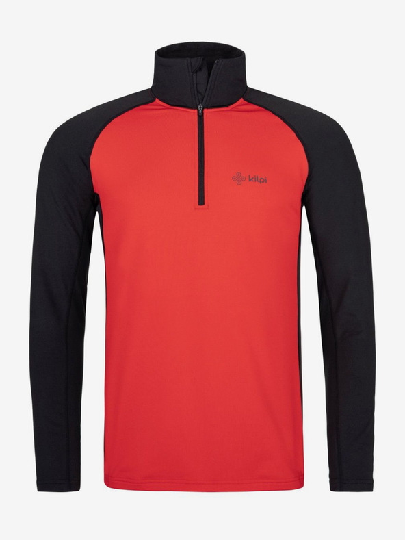 Kilpi Черно-червена мъжка спортна риза със стояща яка Kilpi WILLIE
