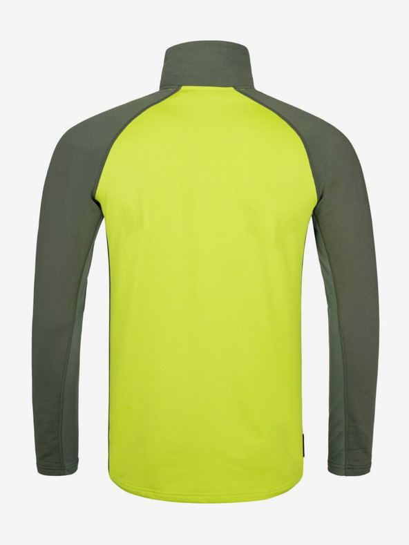 Kilpi Неоново зелена мъжка спортна риза със стояща яка Kilpi WILLIE