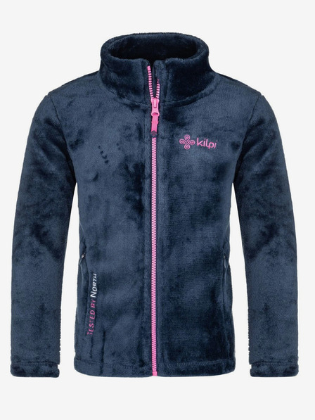 Kilpi Тъмносин поларен суитчър с цип за момичета Kilpi ERIN