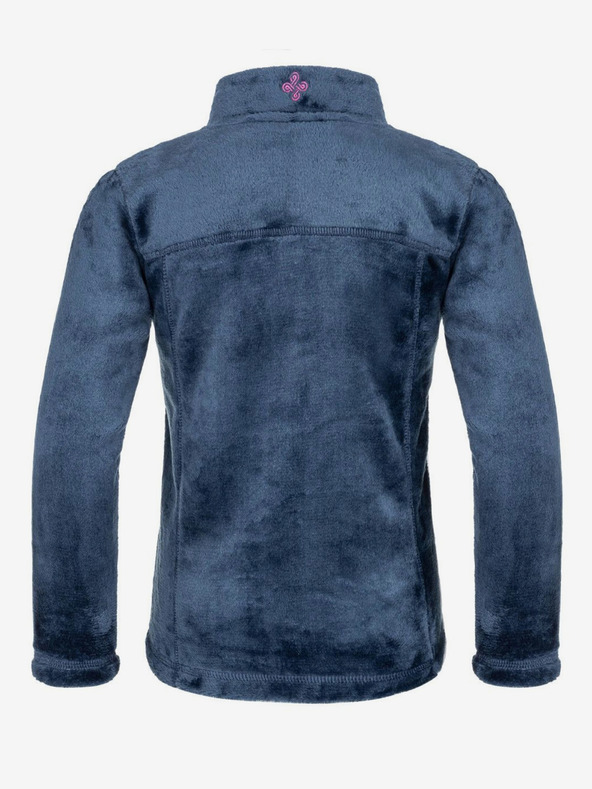 Kilpi Тъмносин поларен суитчър с цип за момичета Kilpi ERIN