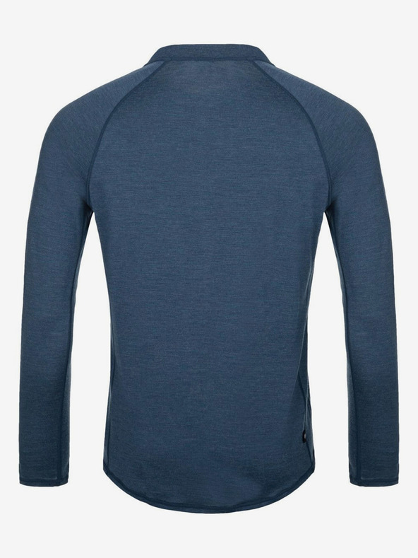 Kilpi Тъмно синя мъжка термална риза от мериносова вълна Kilpi MAVORA TOP
