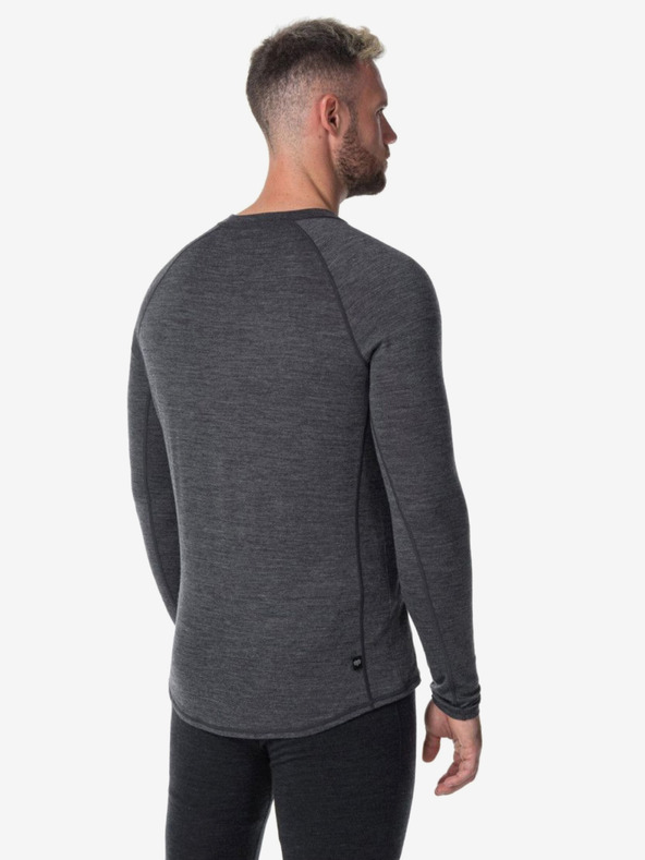 Kilpi Тъмно синя мъжка термална риза от мериносова вълна Kilpi MAVORA TOP