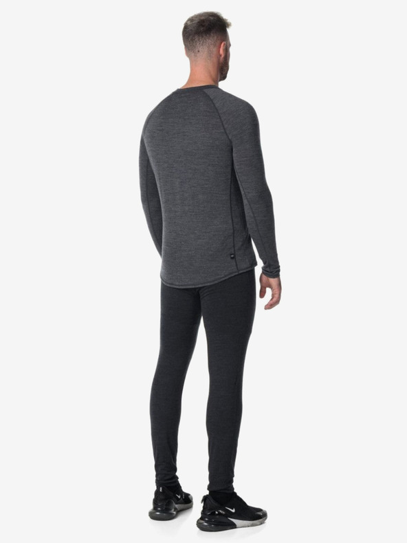 Kilpi Тъмно синя мъжка термална риза от мериносова вълна Kilpi MAVORA TOP