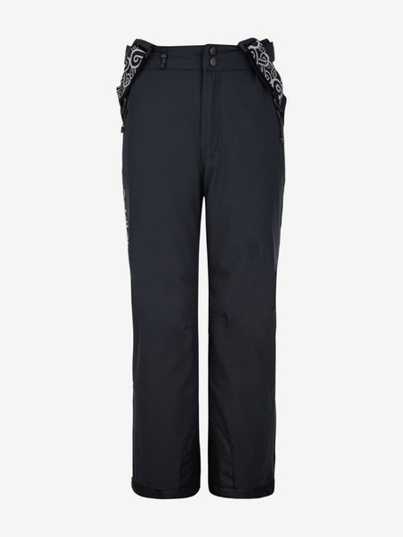 Kilpi Черни детски ски панталони Kilpi MIMAS-J