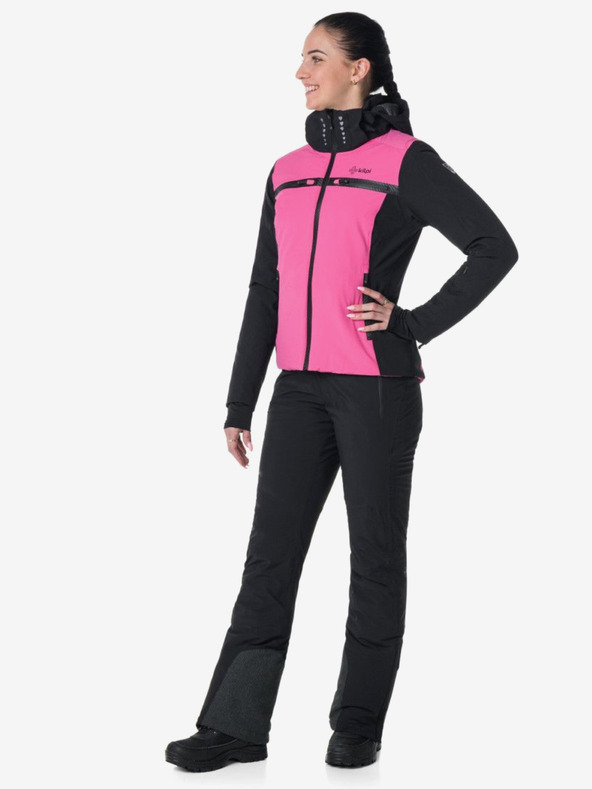 Kilpi Черно-розово дамско зимно ски яке Kilpi HATTORI