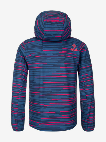 Kilpi Синьо десенирано софтшел яке за момичета Kilpi RAVIA