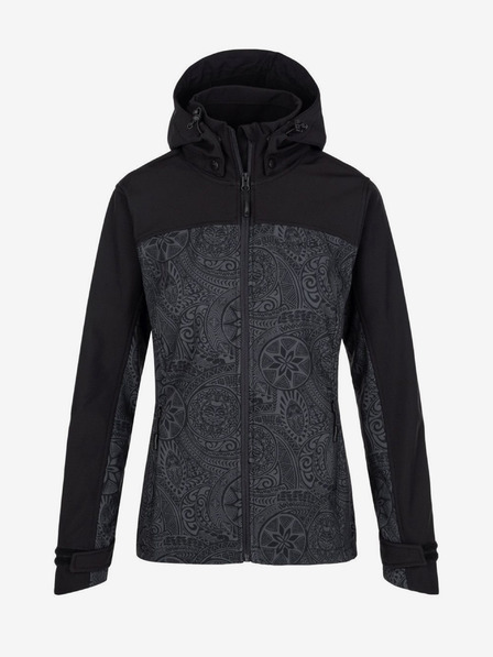 Kilpi Черно-сиво дамско софтшел яке Kilpi RAVIA