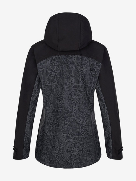 Kilpi Черно-сиво дамско софтшел яке Kilpi RAVIA