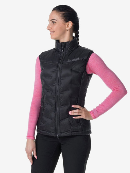 Kilpi Черна дамска ватирана жилетка Kilpi NAI