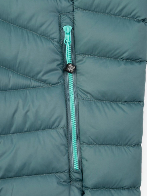 Kilpi Сиво и черно дамско пухено яке Kilpi PYRAMIDEN