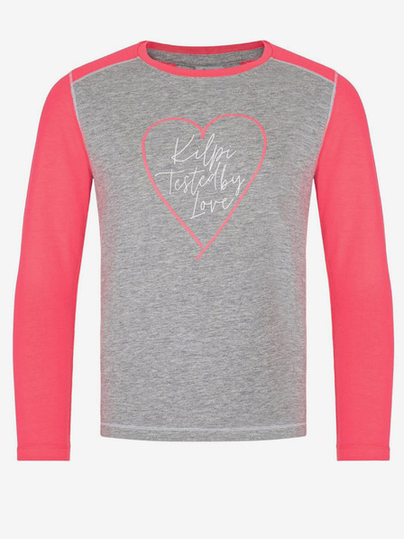 Kilpi Светлосива тениска с дълъг ръкав за момичета Kilpi SONIER