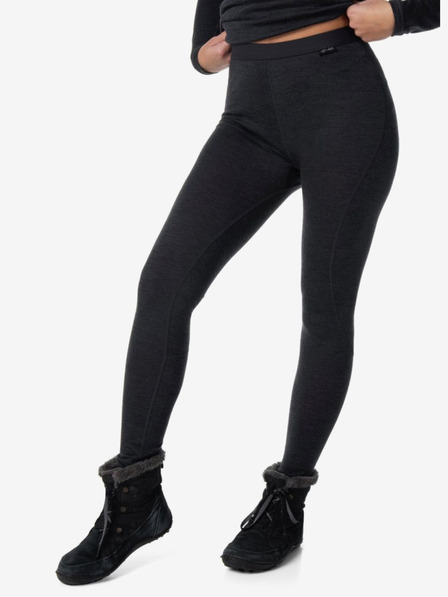 Kilpi Черен дамски термополанг от мериносова вълна Kilpi MAVORA BOTTOM