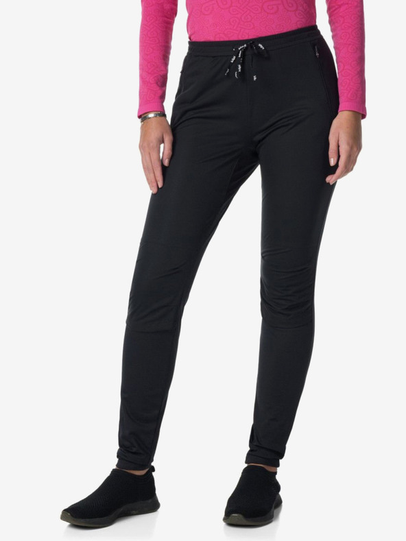 Kilpi Черен дамски спортен панталон Kilpi NORWELL