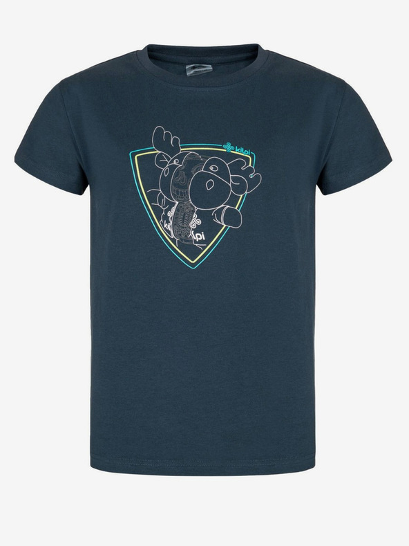 Kilpi Тъмносиня тениска с щампа за момчета Kilpi ALBION