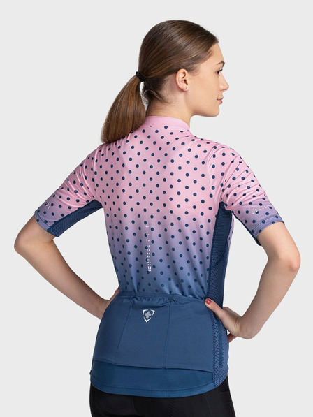Kilpi Синьо-розова дамска спортна риза с цип Kilpi RITAEL