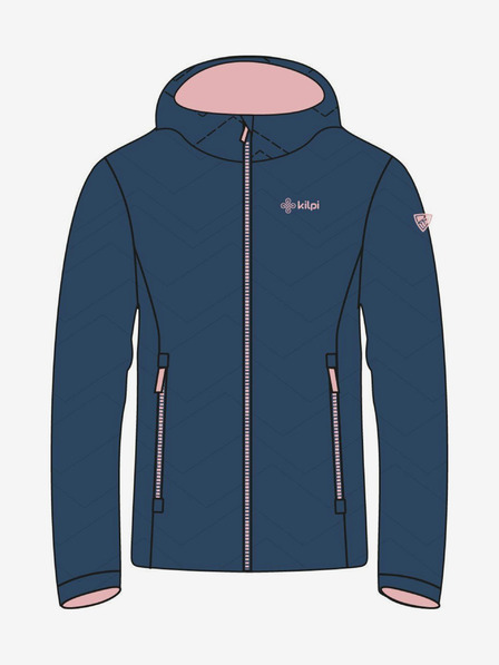 Kilpi Тъмносиньо зимно ватирано яке за момичета Kilpi REBEKI