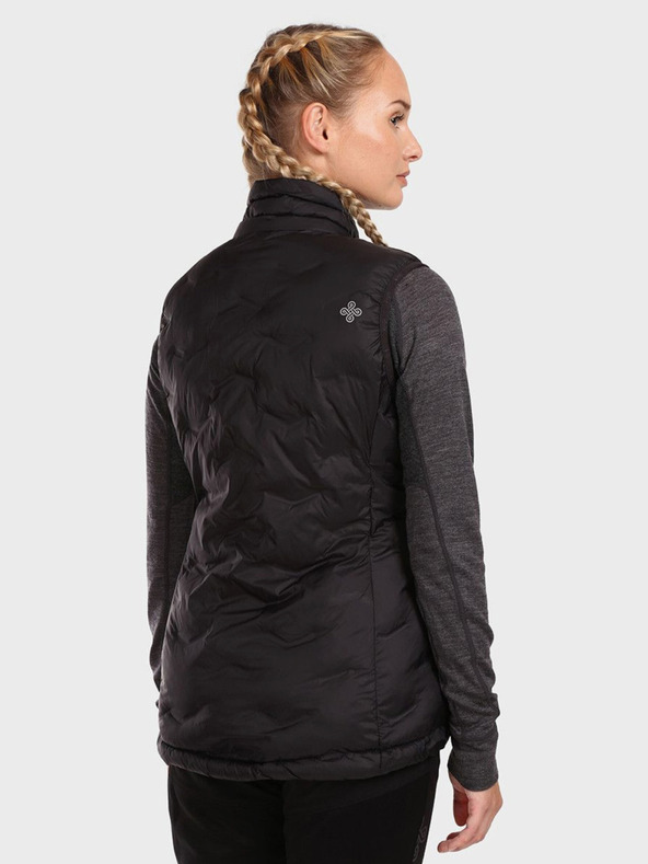Kilpi Черна дамска ватирана жилетка Kilpi NAI