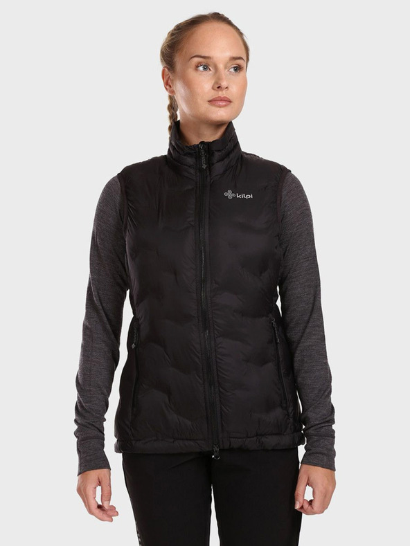 Kilpi Черна дамска ватирана жилетка Kilpi NAI