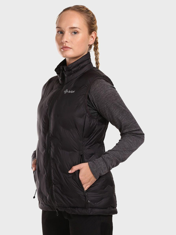 Kilpi Черна дамска ватирана жилетка Kilpi NAI