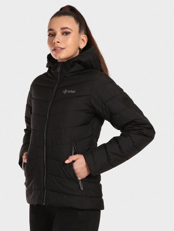Kilpi Черно дамско зимно ватирано яке Kilpi TASHA